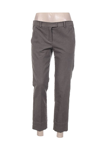 maxmara pantalons femme de couleur marron