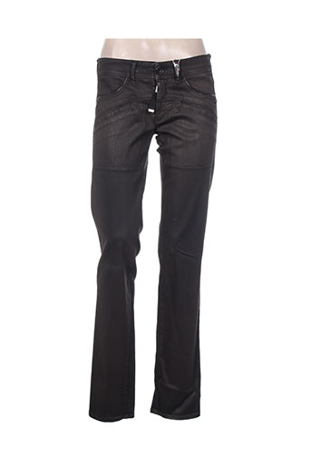 high pantalons femme de couleur marron
