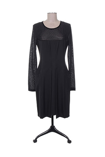 high robes femme de couleur noir