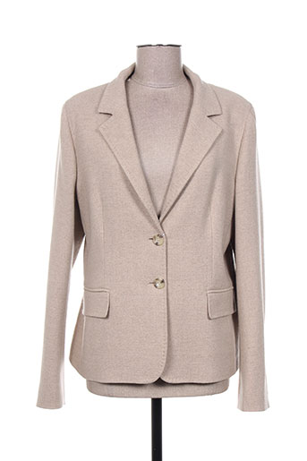 maxmara vestes femme de couleur beige