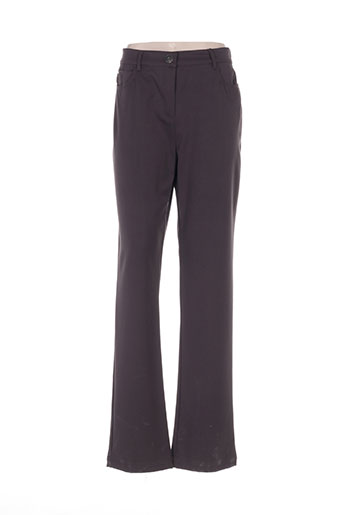 maxmara pantalons femme de couleur marron
