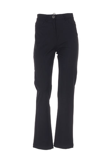 maxmara pantalons femme de couleur noir