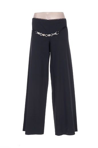 high pantalons femme de couleur noir