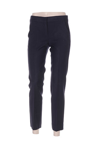 maxmara pantalons femme de couleur bleu