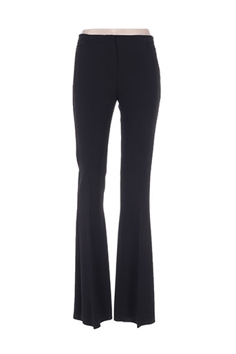 maxmara pantalons femme de couleur noir