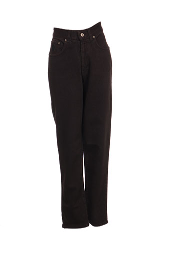 trussardi jeans pantalons femme de couleur marron