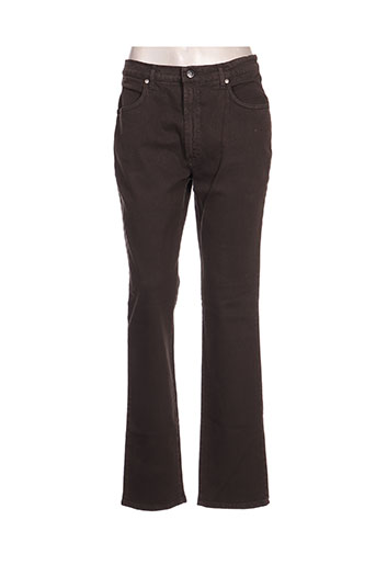 trussardi jeans pantalons femme de couleur marron