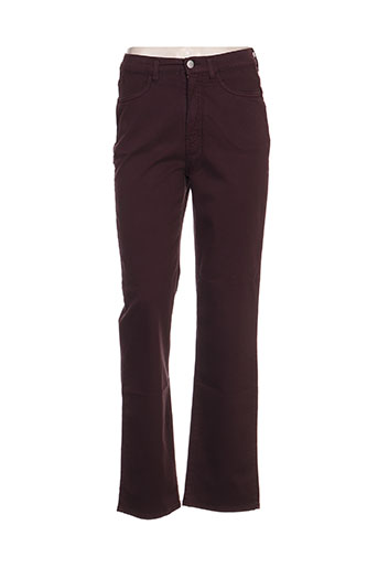 trussardi jeans pantalons femme de couleur violet