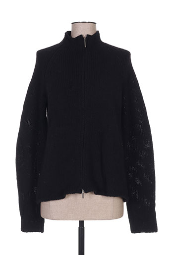 maxmara gilets femme de couleur noir