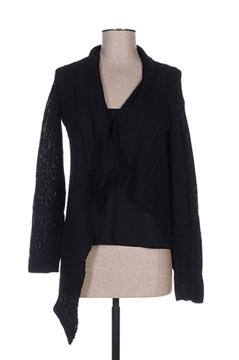 maxmara gilets femme de couleur noir