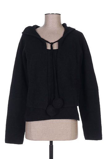 maxmara gilets femme de couleur noir