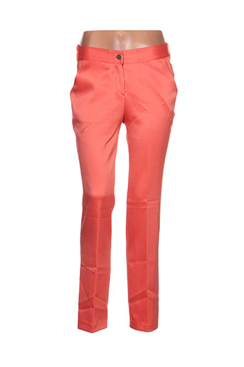 lavand pantalons femme de couleur orange