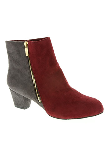 chocolate schubar chaussures femme de couleur rouge