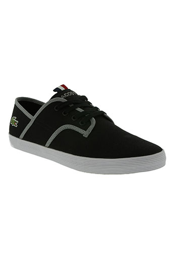 lacoste chaussures homme de couleur noir