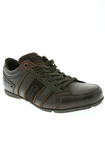 levis chaussures homme de couleur marron