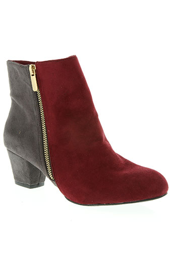 chocolate schubar chaussures femme de couleur rouge