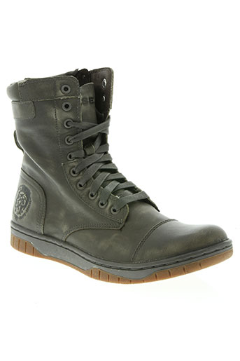diesel chaussures homme de couleur gris