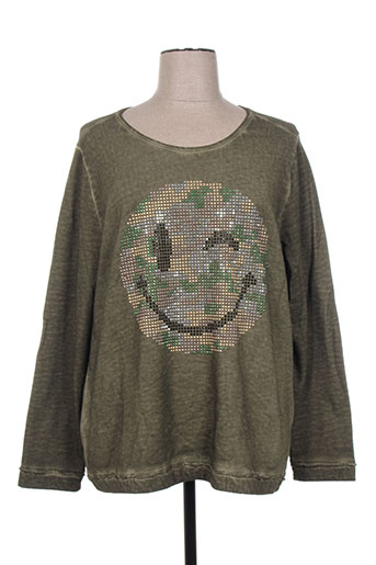 kjbrand t-shirts femme de couleur vert