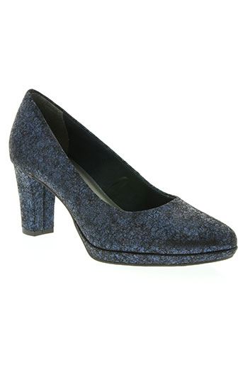 tamaris chaussures femme de couleur bleu