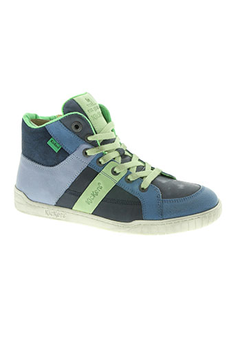 kickers chaussures garçon de couleur bleu