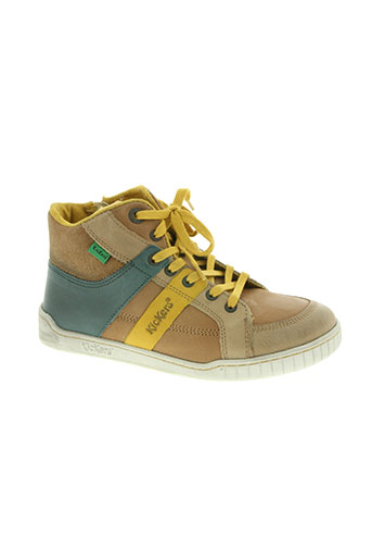 kickers chaussures garçon de couleur marron
