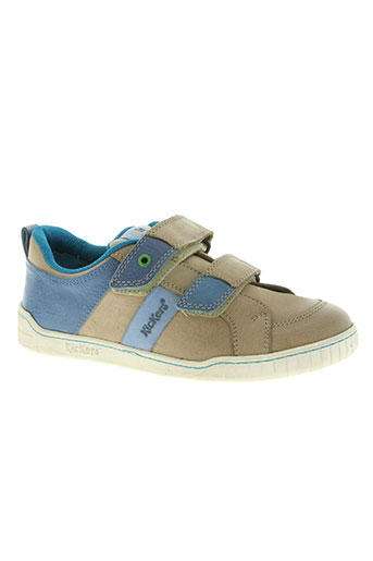kickers chaussures garçon de couleur beige