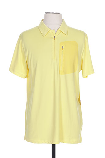 icepeak t-shirts homme de couleur jaune