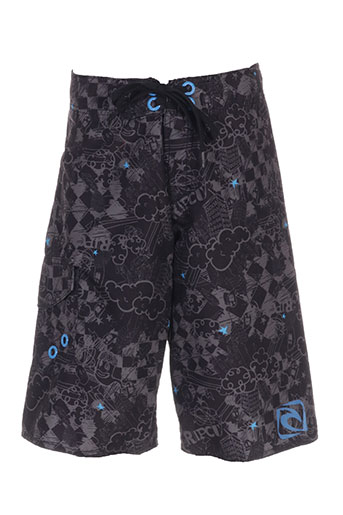 rip curl maillots de bain garçon de couleur noir