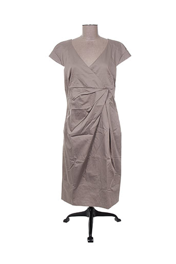 maxmara robes femme de couleur marron