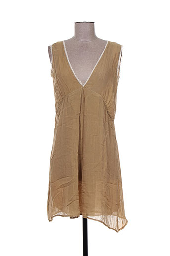 momoni robes femme de couleur beige