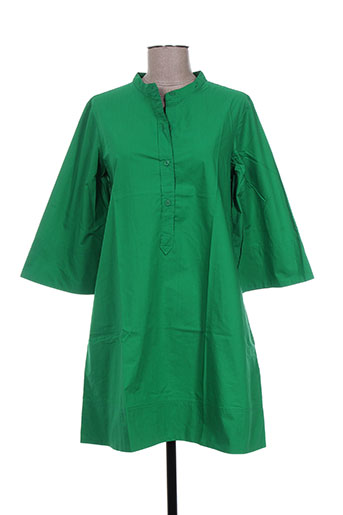 laurence dolige robes femme de couleur vert