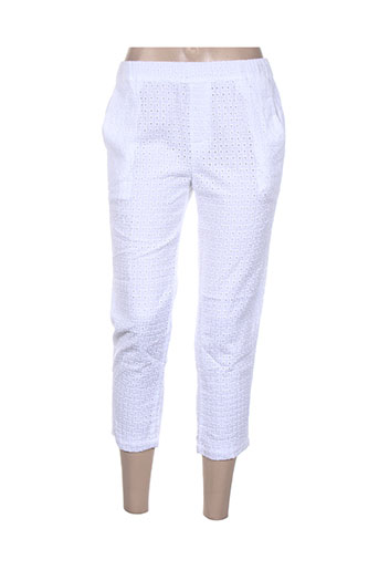 charlie joe pantacourts femme de couleur blanc