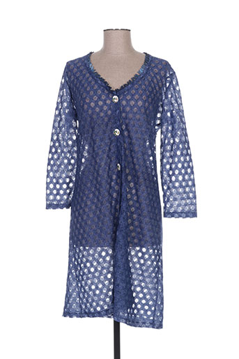 lo! les filles vestes femme de couleur bleu