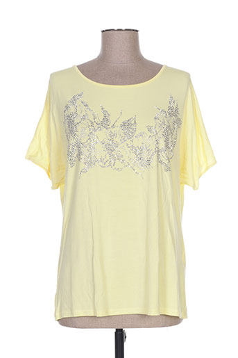 leslie t-shirts femme de couleur jaune