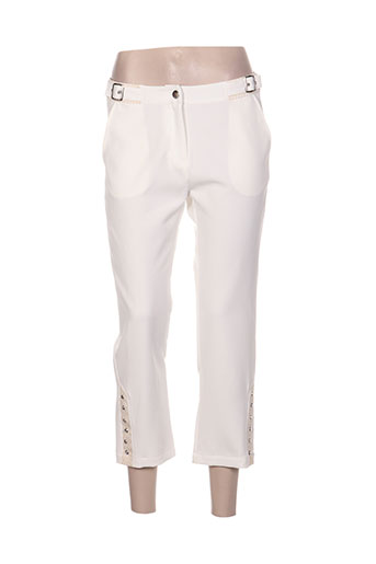 leslie pantacourts femme de couleur beige