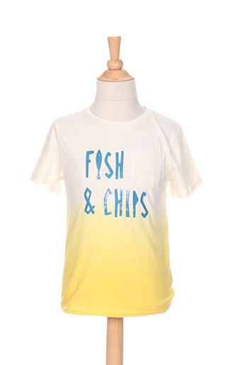billybandit t-shirts garçon de couleur jaune