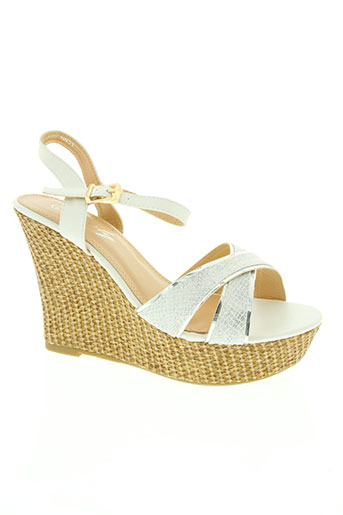 sinly shoes chaussures femme de couleur blanc