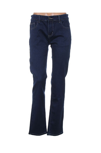 kalisson jeans femme de couleur bleu