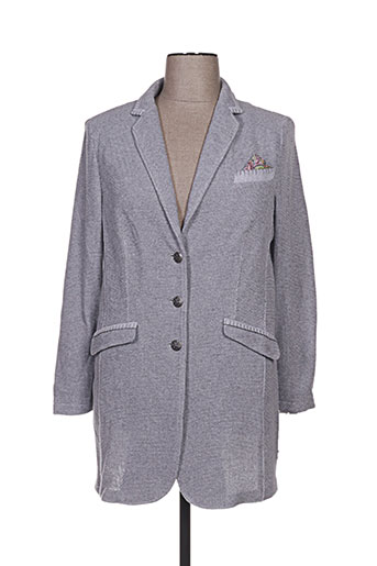 white label vestes femme de couleur gris