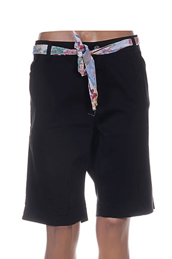 cowest shorts / bermudas femme de couleur noir