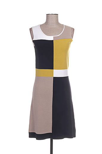 paul ka robes femme de couleur jaune