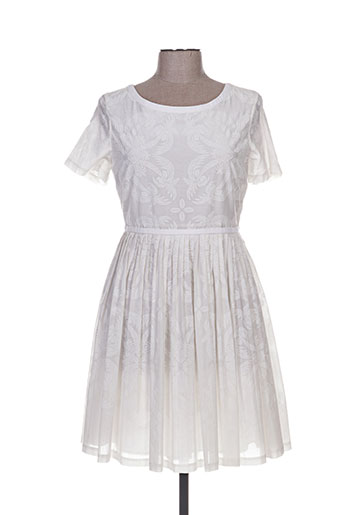 paul smith robes femme de couleur blanc