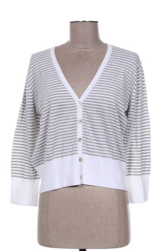 armani gilets femme de couleur gris