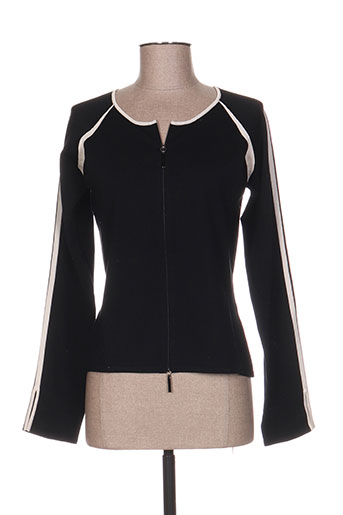 les copains gilets femme de couleur noir