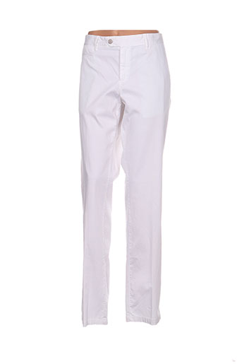 cerruti 1881 pantalons femme de couleur blanc