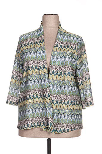 sommermann gilets femme de couleur vert