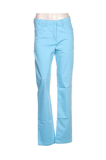 sbelt jeans pantalons femme de couleur bleu