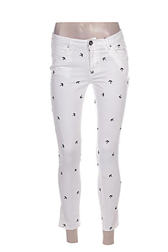 garcia jeans femme de couleur blanc