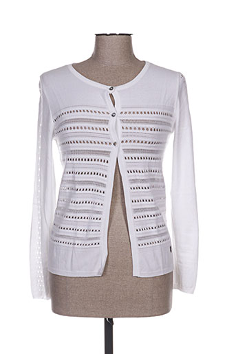 le petit baigneur gilets femme de couleur blanc