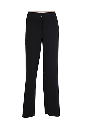 pause cafe pantalons femme de couleur noir